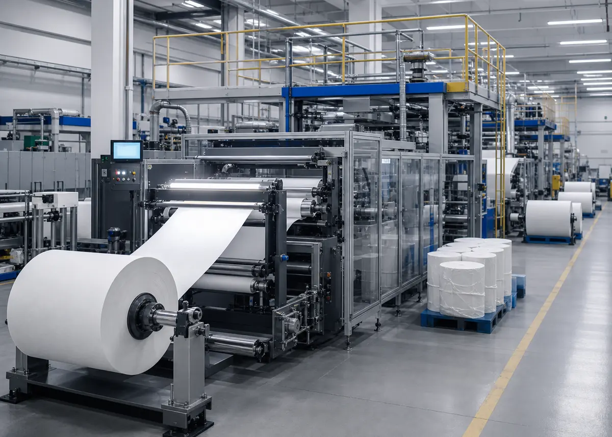 AGM separator manufacturing floor