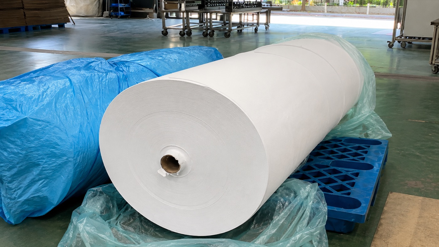 Glass fiber paper rolls